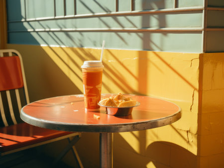 a red and white striped wallの素材