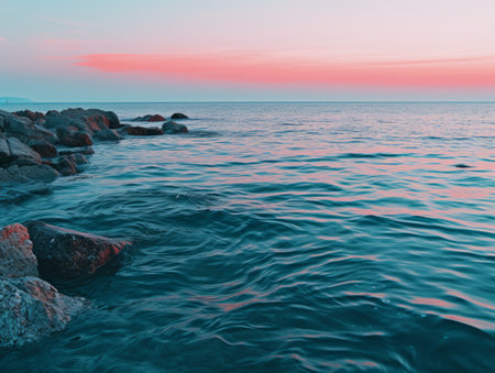 rocks in the waterの素材