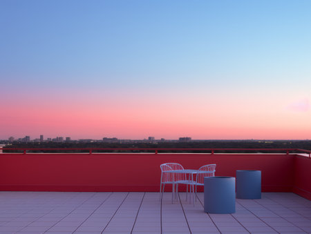 the sky is blueの素材