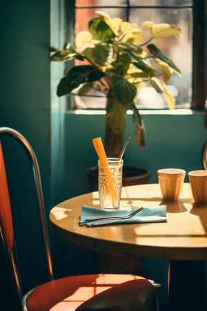 the table is roundの素材