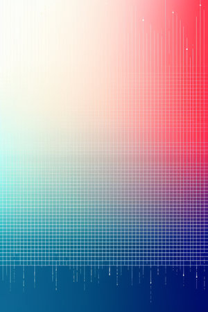 abstract background with red blue and white linesの素材