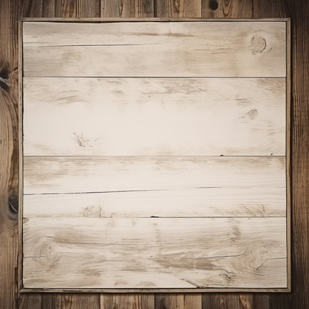 a wooden plank with a white paint on itの素材