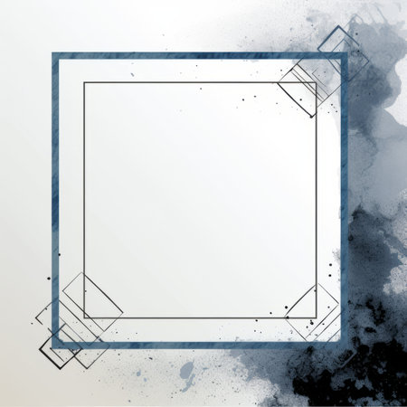 a square frame on a grunge backgroundの素材