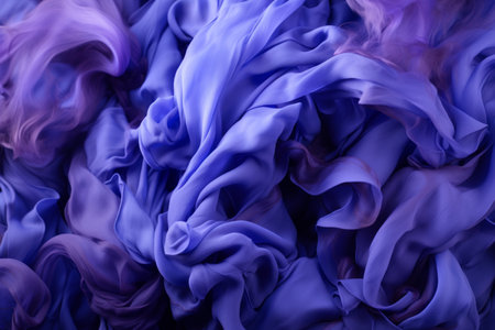 a close up of purple and blue fabricの素材