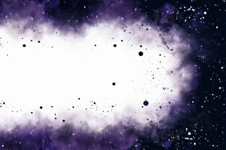 a purple and white space background with starsの素材