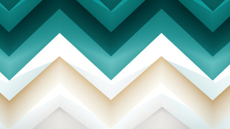 a green and white chevron pattern backgroundの素材