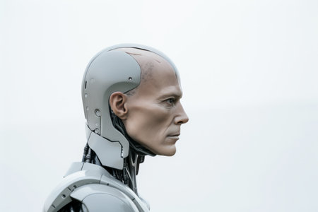 an image of a robot with a white backgroundの素材