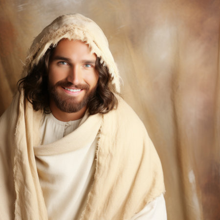 jesus is smilingの素材