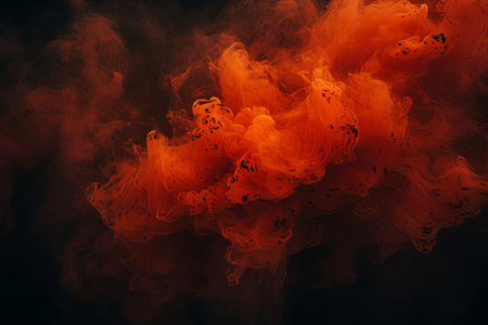 an image of a red liquid in the airの素材