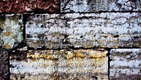 colored brick wall high resolution textureの写真素材