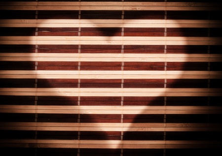 bamboo mat may be used as backgroundの写真素材