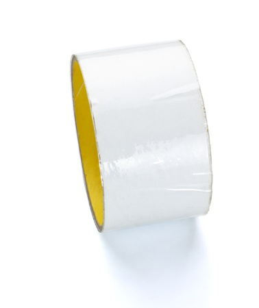 mirror adhesive tape isolated on white backgroundの写真素材