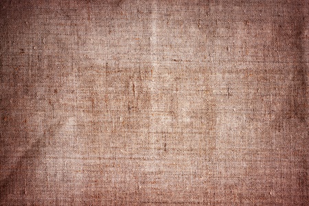 old brown canvas grunge texture as backgroundの写真素材