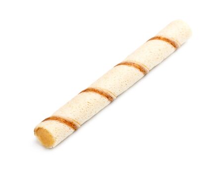 crispy cream stick isolated on white backgroundの写真素材