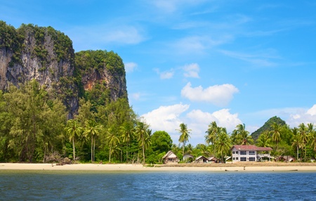 tropical beach, Andaman Sea Shore in Thailandのeditorial素材