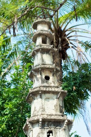 Wat Po temple fragment in Bangkok, Thailandの写真素材