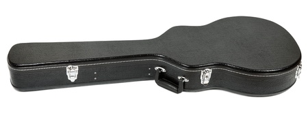 hard case for electric guitar, isolated on whiteの写真素材
