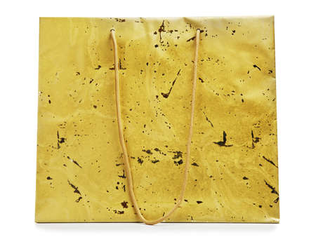 colorful paper shopping bag, isolated on whiteの写真素材