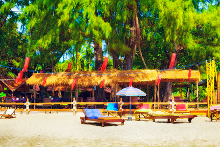 traditional tropical resort in Koh Lanta, Thailandのeditorial素材