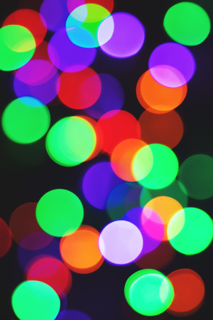 beautiful abstract bokeh background, with defocused lightsの写真素材