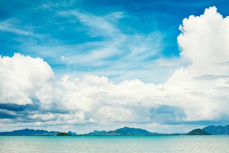 Andaman Sea, Thailand, landscape at sunny dayの写真素材