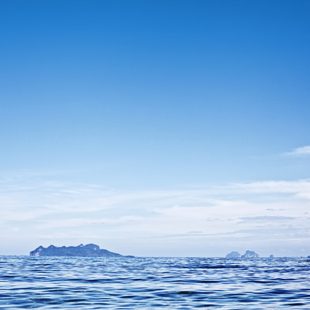 Andaman Sea, Thailand, landscape at sunny dayの写真素材