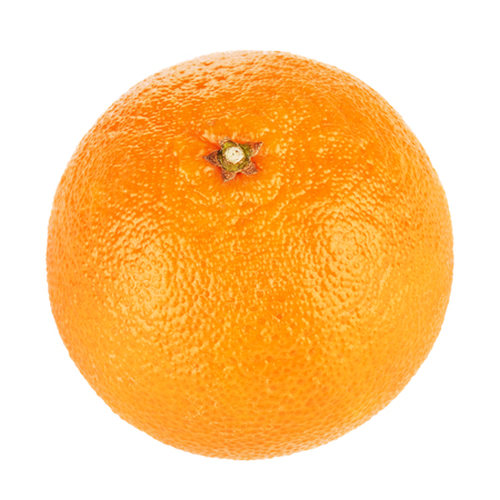 fresh orange mandarine, isolated on white backgroundの写真素材