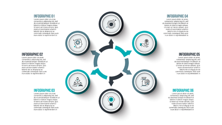 Creative concept for infographic.のイラスト素材