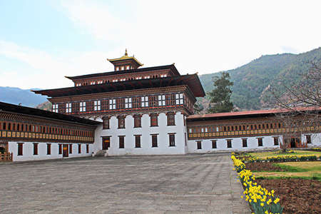 Government building in Bhutanのeditorial素材