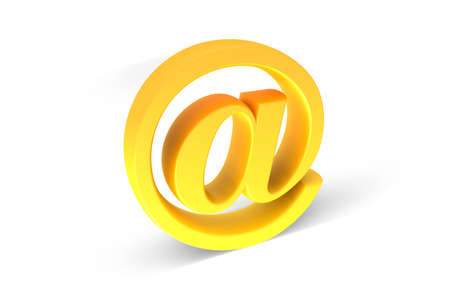 Digital illustration of  Email sign in colour  backgroundの写真素材