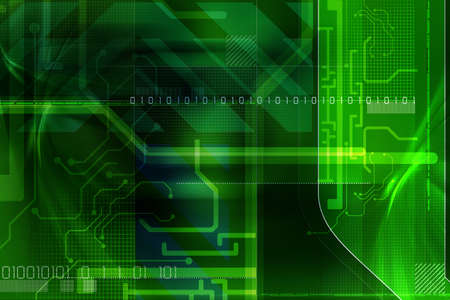 Digital illustration of digital background in colour background の写真素材