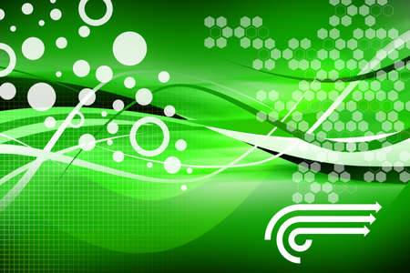 Digital illustration of digital background in colour background の写真素材
