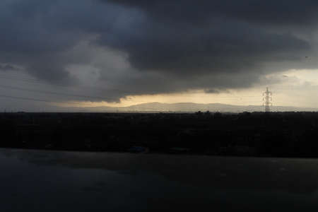 gathering monsoonの写真素材