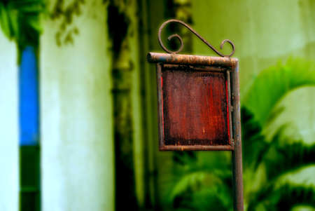 Rusty signboard                 の写真素材