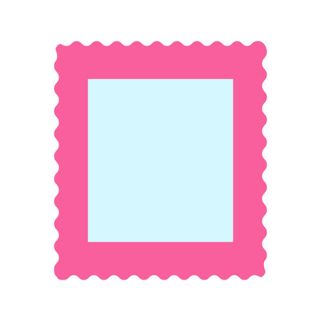 Vintage photo frame icon. Flat design style eps 10.のイラスト素材