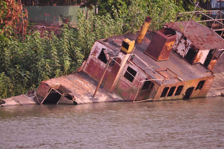 wreckの写真素材