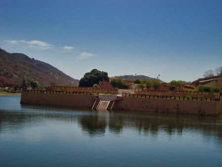 Jaipur,India-Circa 2020: Picture of Amber Fortのeditorial素材