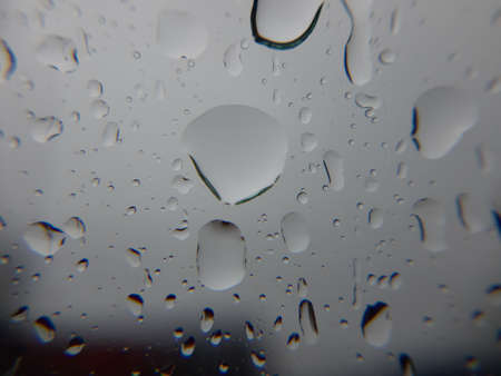 Picture of Drops of water on a glassの写真素材
