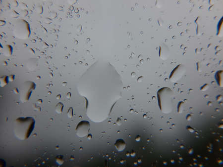 Picture of Drops of water on a glassの写真素材