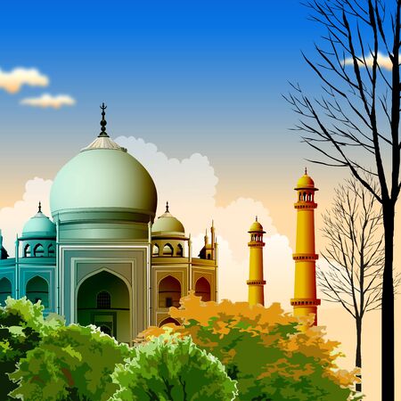 Taj Mahal, agra, India の写真素材
