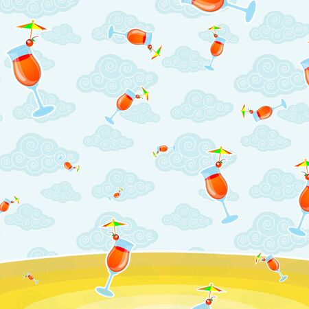 pattern background of cocktailの写真素材