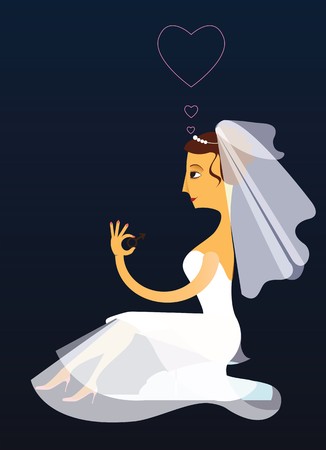 Woman looking for a life partner 
の写真素材