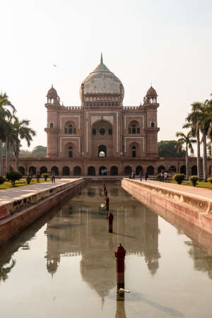 Tomb of Safdarjung monument in New Delhi, India. It was built in 1754 in the late Mughal Empire style.のeditorial素材