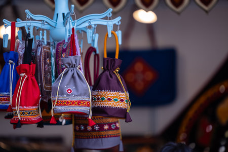 Ukrainian souvenirs and handicrafts for sale at the fair