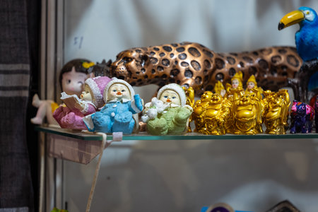 Souvenirs in Bangkok Thailand.の写真素材