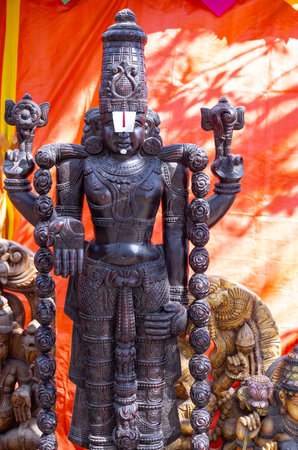 Handmade colourful souvenir products at surajkund craft fair.