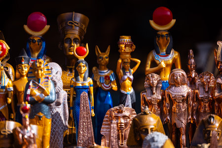 Handmade colourful souvenir products.の写真素材