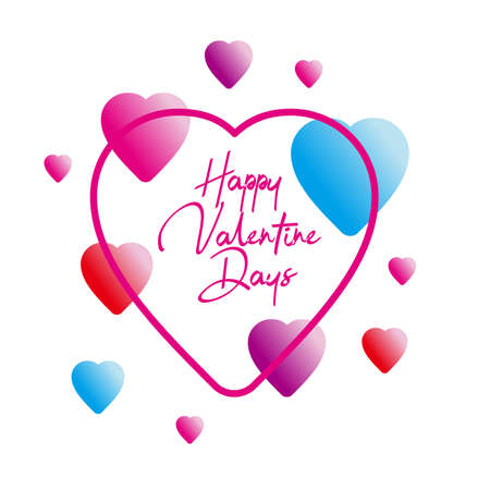 Background Ballons Valentines Dayのイラスト素材