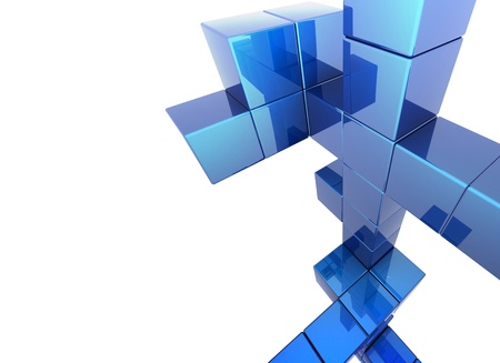 abstract cube  backgroundの写真素材