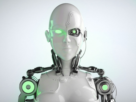 robot womenの写真素材